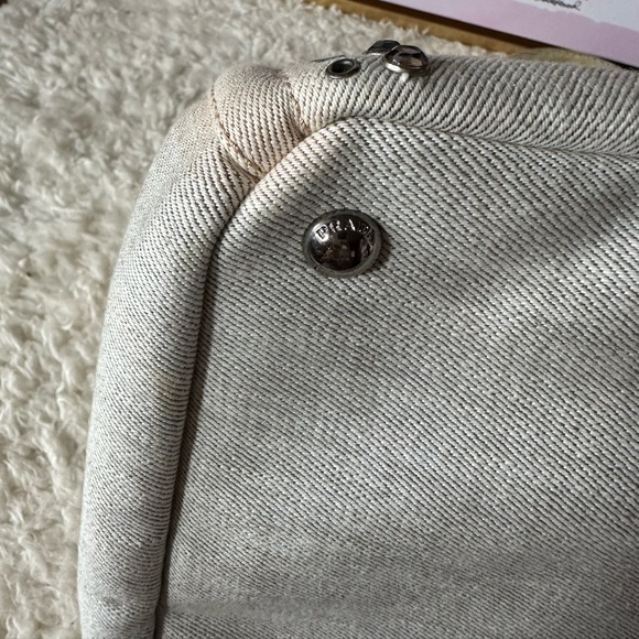 Prada Canapa Bijoux Embellished Denim Tote - Picture 10 of 16